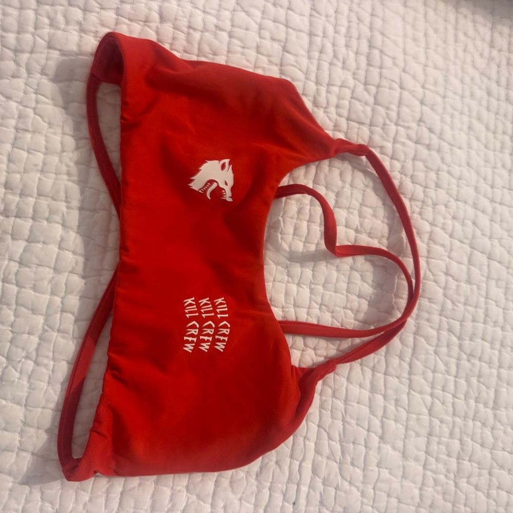 Kill Crew Fiery Red Athletic Bra